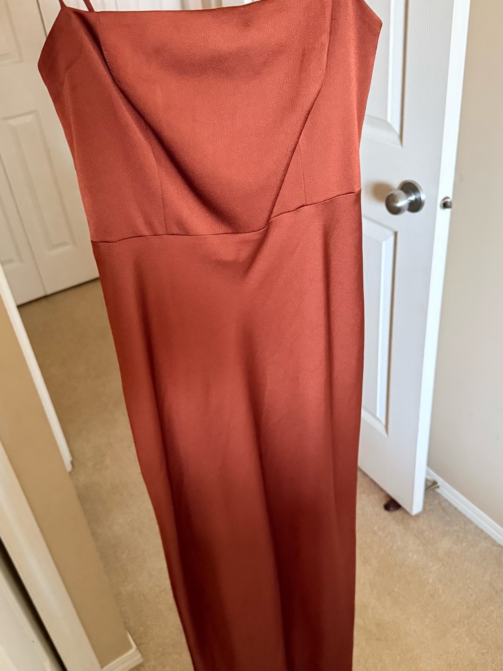 Park and Fifth Rust Brides maid dress small